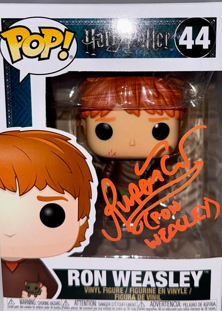 Rupert Grint Signed Funko Pop #44 "Ron Weasley" (Harry Potter) - SWAU